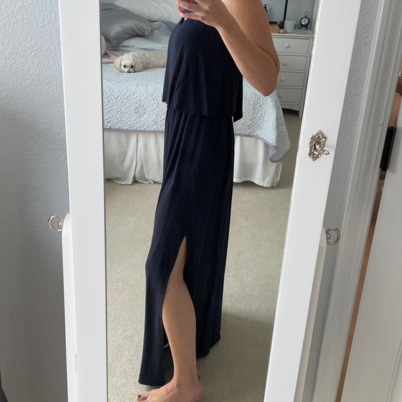 Zara navy maxi dress - Picture 3 of 7